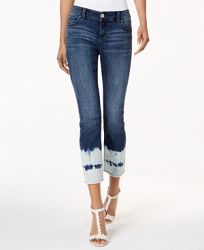 I. n. c. Cropped Tie-Dyed Jeans, Created for Macy's