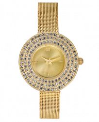 Charter Club Women's Gold-Tone Mesh Bracelet Watch 29mm, Created for Macy's