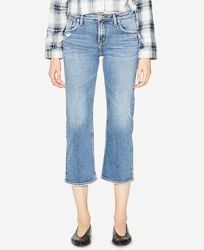 Silver Jeans Co. High Rise Wide Leg Crop Jeans