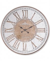 Zuo Hora Mundial Antique Silver-Tone Clock
