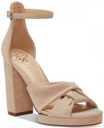 Vince Camuto Corlesta Knotted Platform Dress Sandals Women's Shoes