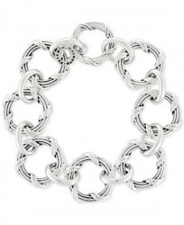 Peter Thomas Roth Overlap Ring Link Bracelet in Sterling Silver