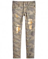 Imperial Star Big Girls Camouflage Reversible-Sequin Jeans
