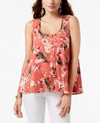 Style & Co Petite Printed Swing Shirt, Created for Macy's