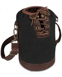 Picnic Time Insulated Black & Brown Growler Tote