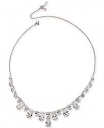 Danori Silver-Tone Crystal Collar Necklace, Created for Macy's