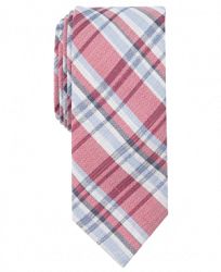 Tallia Men's Irving Plaid Slim Tie