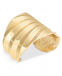 Thali Sodi Gold-Tone Palm Leaf Cuff Bracelet, Created for Macy's