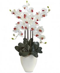 Nearly Natural Giant Phalaenopsis Orchid Artificial Arrangement
