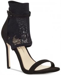 Jessica Simpson Jaxelle Ankle-Sock Dress Sandals Women's Shoes