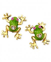 Betsey Johnson Frog Stud Earrings