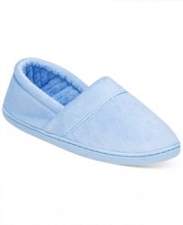 Charter Club Microvelour Memory Foam Slippers, Created for Macy's