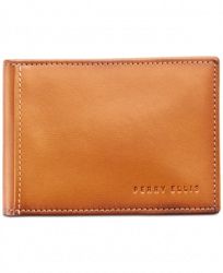 Perry Ellis Portfolio Men's Leather Front-Pocket Rfid Wallet