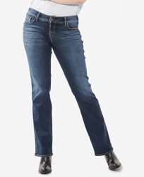 Silver Jeans Co. Plus Size Suki Slim Boot-Cut Jeans