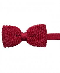 Ryan Seacrest Distinction Men's Knit Pre-Tied Bow Tie, Created for Macy's
