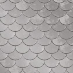 Genevieve Gorder for Tempaper Pewter Brass Belly Self-Adhesive Wallpaper