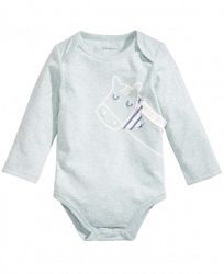 First Impressions Baby Boys Horse-Print Bodysuit, Created for Macy's