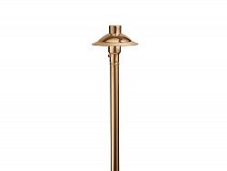 15350CO - Kichler Lighting - Low Voltage One Light Path Lamp Copper Finish with Satin Etched Glass -
