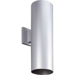 P5642-82 - Progress Lighting - Two Light Outdoor Wall Mount Metallic Gray Finish withMetal Shade - Recessed - Mexico