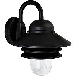 P5645-31 - Progress Lighting - Newport - One Light Outdoor Wall Mount Black Finish with Clear Prismatic Acrylic Glass - Newport