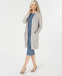 Charter Club Pure Cashmere Long Cardigan Sweater with Imitation Pearl Detail, Created for Macy's