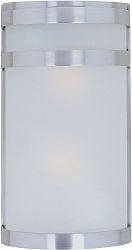 5002FTSST - Maxim Lighting - Arc - Two Light Outdoor Wall Mount Stainless Steel Finish With Frosted Glass - Arc
