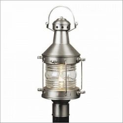 Z115-BN - Craftmade Lighting - Large Post Mount Brushed Nickel Finish With Beveled Glass -