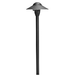 15470BKT - Kichler Lighting - Low Voltage 6 Dome Path Light Textured Black Finish -