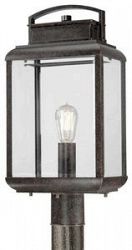 BRN9010IB - Quoizel Lighting - Byron - 1 Light Post Imperial Bronze Finish with Clear Beveled Glass - Byron