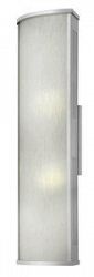 2115TT - Hinkley Lighting - District - Two Light Large Outdoor Wall Mount Titanium Finish with Etched Rain Glass - District