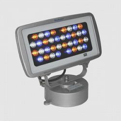 WWB-14-36-PP-15-RGB-A - Jesco Lighting - WWB Series - LED Plug and Play Outdoor Wall Washer Aluminum Finish with RGB Color Changing Glass - WWB Series
