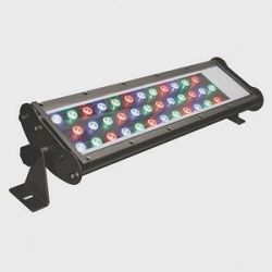 WWT-24-90-PP-15-RGB-Z - Jesco Lighting - WWT Series - LED Plug and Play Outdoor Wall Washer Bronze Finish with RGB Color Changing Glass - WWT Series