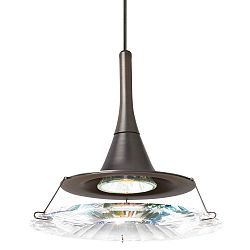 HS337ABSC1A35FSJ - LBL Lighting - Dimensions - Fusion-Jack Monorail Low-voltage Pendant SN: Satin Nickel Finish Prismatic Multicolor Glass - Dimensions