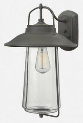 2865OZ - Hinkley Lighting - Belden Place - One Light Large Outdoor Wall Sconce Oil Rubbed Bronze Finish with Clear Glass - Belden Place