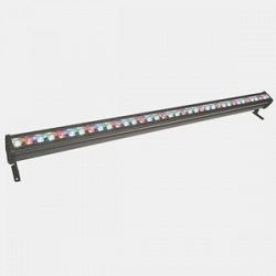 WWS4836PP15RGBZ - Jesco Lighting - WWS Series - 45W 36 LED Outdoor Wall Washer with Plug and Play - 15 Beam Angle Bronze RGB Color Changing Color Output - WWS Series