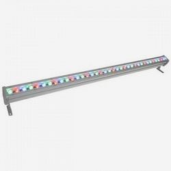 WWS4836PP15RGBA - Jesco Lighting - WWS Series - 45W 36 LED Outdoor Wall Washer with Plug and Play - 15 Beam Angle Aluminum RGB Color Changing Color Output - WWS Series