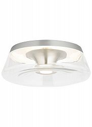 700FMAMBCS-LED930 - Tech Lighting - Ambist - 13 15W 1 LED Flush Mount - 3000K Color Tempature Satin Nickel Finish with Clear Glass - Ambist