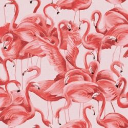 Tempaper Flamingo Self-Adhesive Wallpaper