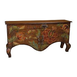 649510 - GUILD MASTER - French Country - 72 Sideboard Woodlands Dark Stain Finish - French Country