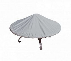 SSCPL925 - SimplyShade - Protective Cover for 42- 60 Round Chat/Fire Pit Grey Finish -