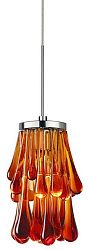 PD102AMPNM3M - Stone Lighting - Droplets - 6.5 Inch 6W 1 LED Monopoint Mini Pendant Polished Nickel Finish - Droplets
