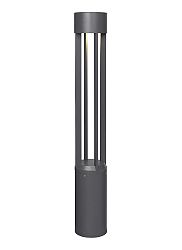700OBTUR8304220CHUNVSPCLF - Tech Lighting - Turbo - 40.9 25W 3000K 20 Degree 1 LED Outdoor Bollard with Button Photocontrol and In-Line Fuse Charcoal Finish - Turbo