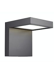 700OWTAG83010CHUNV3SP - Tech Lighting - Taag 10 - 10 78W 3000K 1 LED Outdoor Type 3 Wall Mount with Surge Protection Charcoal Finish with Frosted Acrylic Glass - Taag 10