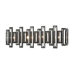 33001/4 - Elk Lighting - Crystal Heights - Four Light Bath Vanity Oil Rubbed Bronze Finish with Clear Crystal - Crystal Heights