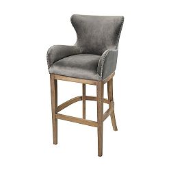 1204-031 - Sterling Industries - Roxie - 43 Bar Chair Grey/Reclaimed Oak Finish - Roxie