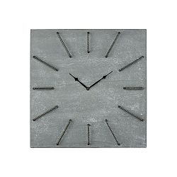 351-10532 - Sterling Industries - New Brutalism - 26 Wall Clock Grey Iron/Concrete Finish - New Brutalism