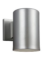 8313801EN3-753 - Sea Gull Lighting - One Light Outdoor Cylinder Wall Lantern Painted Brushed Nickel Finish -