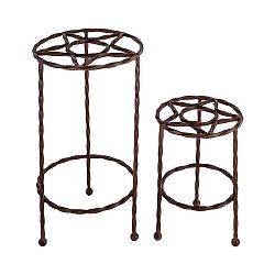 951633/S2 - Pomeroy - Tejas - 23.5 Plant Stand (Set of 2) Montana Rustic Finish - Tejas