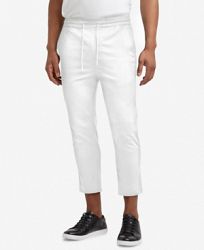 Kenneth Cole. Cropped Stretch Drawstring Pants