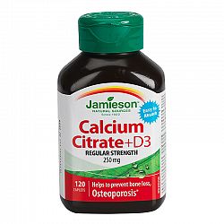 Jamieson Calcium Citrate + Vitamin D3 - 120's